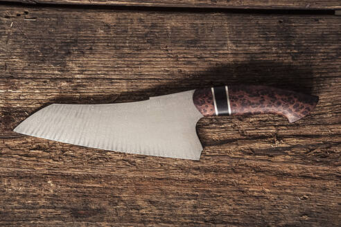 Handgeschmiedetes Messer aus Damaststahl - WFF00359