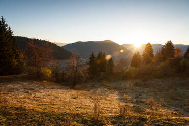 Schöne Herbstlandschaft im Sonnenaufgang. - CAVF80415