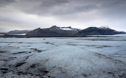 Blick auf die Landschaft in Jokulsarlon, Island, lizenzfreies Stockfoto