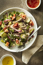 Greek Salad with Dressing on the Side - CAVF80790