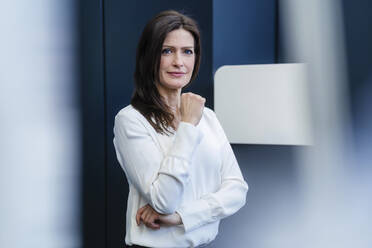 Portrait of a confident businesswoman in a factory - DIGF10097