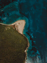 Aerial view of the island of Marathonisi - AAEF08154