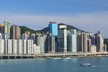Skyline von North Point, Hongkong, China, Asien - RHPLF14568