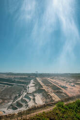 Blue sky over open-pit mine - FRF00914