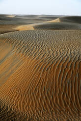 Wind blown sands in the Taklamakan desert, Hotan, Xinjiang Uyghur region, China, Asia - RHPLF14742