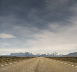Landscape and empty road in Patagonia, Argentina - UUF20282