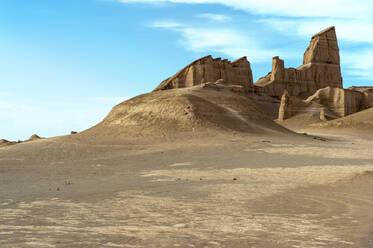 Dasht-e Lut (Wüste Lut), Felsformationen namens Kalut, heißester Ort der Welt, Provinz Kerman, Iran, Naher Osten - RHPLF14992