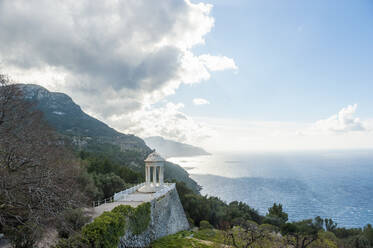 Blick auf den Monopteros, Son Marroig, Mallorca, Spanien - DIGF10363