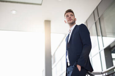 Portrait of a young businessman in the city - DIGF10436