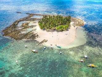 Aerial view of Guyam Island, Island hoping, Province of Surigao del Norte, Siargao Island - AAEF08331