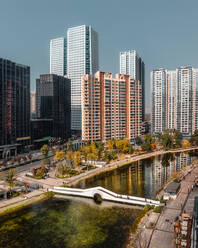 Aerial view of living area, Chengdu, China - AAEF08485