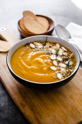 Pumpkin soup with seeds - GIOF08175