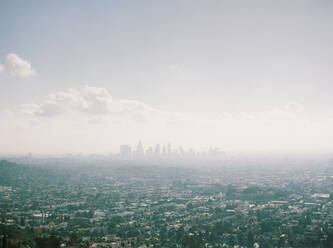 Downtown Los Angeles Urban Skyline View Smog City - CAVF81352
