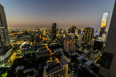 Skyline at night, Bangkok, Thailand - GIOF08186