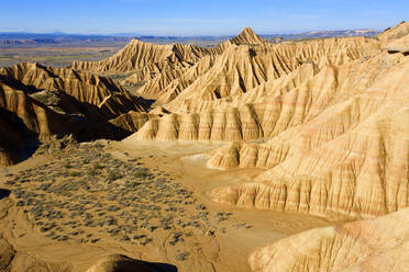 Bardenas Reales, Desierto de Bardenas Reales, Wüste von Bardenas Reales Navarra Spanien Diese besondere Felsformation - CAVF82086