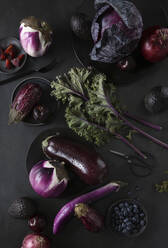 Purple Vegetables and Fruits Still life - CAVF82956