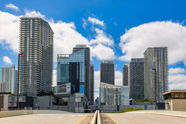 Stadtbild Skyline der Gebäude im Brickell Financial District, FL - CAVF83417