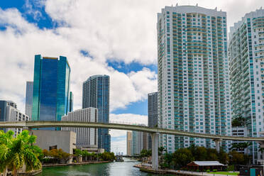 Stadtbild Skyline der Gebäude im Brickell Financial District, FL - CAVF83420