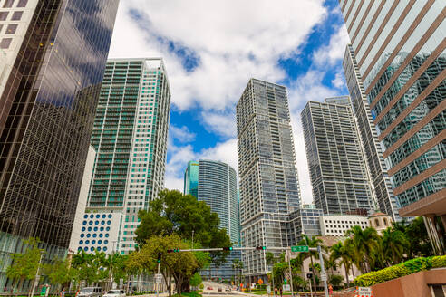 Stadtbild Skyline der Gebäude im Brickell Financial District, FL - CAVF83425