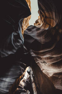 Inside of Antelope Canyon, color and textures - CAVF83540