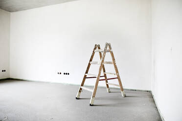 Step ladder on construction site - MJFKF00219