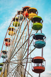 Georgia, Imereti, Kutaisi, Multicolored ferris wheel - WVF01672