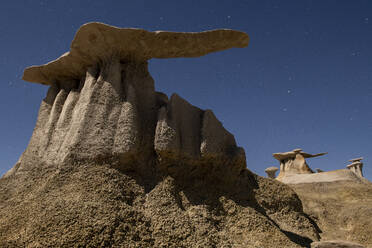 Wild Rock Formations in the desert Wilderness of New Mexico at n - CAVF83971