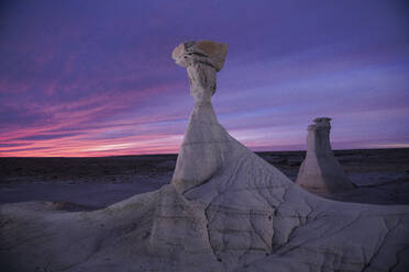 Wild Rock Formations in the desert Wilderness of New Mexico at n - CAVF83972