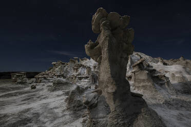 Wild Rock Formations in the desert Wilderness of New Mexico at n - CAVF83995