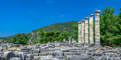 The Temple of Athena Polias in the Ancient Priene, Turkey - CAVF84246