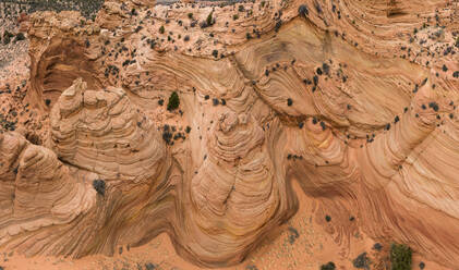 Seltsame Felsformationen in der Wah Weap Arizona Desert - CAVF84354