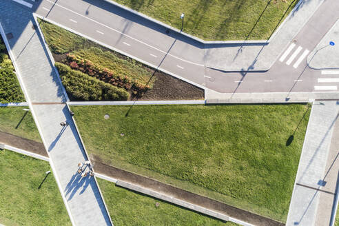 Aerial of the park of Helsinki music centre - CAVF84484