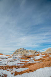 Winter in White Pocket, Vermilion Cliffs, in Nord-Arizona - CAVF84510