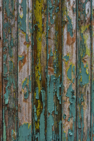 Nahaufnahme einer alten verwitterten Holzwand, lizenzfreies Stockfoto