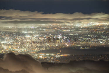 Stadtbild mit Blick auf Los Angeles vom Mt. Wilson - CAVF84769