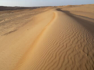 Sand dunes in the Ramlat Al Wahiba Desert, known locally as the Empty Quarter, Sultanate of Oman, Middle East - RHPLF15197