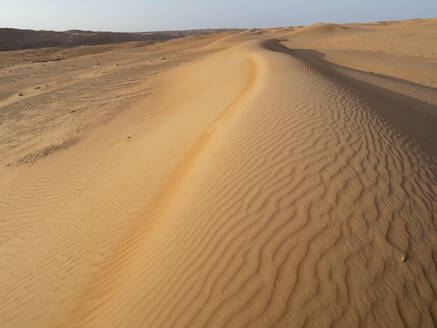 Sanddünen in der Wüste Ramlat Al Wahiba, auch bekannt als das Leere Viertel, Sultanat Oman, Naher Osten - RHPLF15197