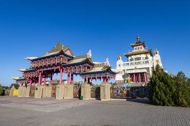 The Golden Abode of the Buddha Shakyamuni (Burkhan Bakshin Altan Sume), Elista, Republic of Kalmykia, Russia, Eurasia - RHPLF15250