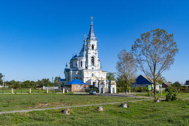 Kleine schöne Kirche in der Nähe von Rostow am Don, Oblast Rostow, Russland, Eurasien - RHPLF15264