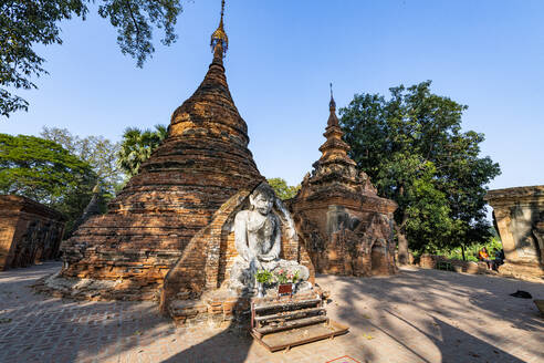 Yadana Hsemee Pagodenkomplex, Inwa (Ava), Mandalay, Myanmar (Birma), Asien - RHPLF15288