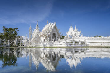 Wat Rong Khun (Weißer Tempel), Chiang Rai, Nordthailand, Thailand, Südostasien, Asien - RHPLF15320