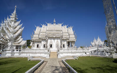 Wat Rong Khun (Weißer Tempel), Chiang Rai, Nordthailand, Thailand, Südostasien, Asien - RHPLF15321