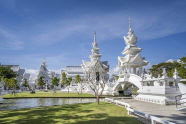 Wat Rong Khun (Weißer Tempel), Chiang Rai, Nordthailand, Thailand, Südostasien, Asien - RHPLF15328