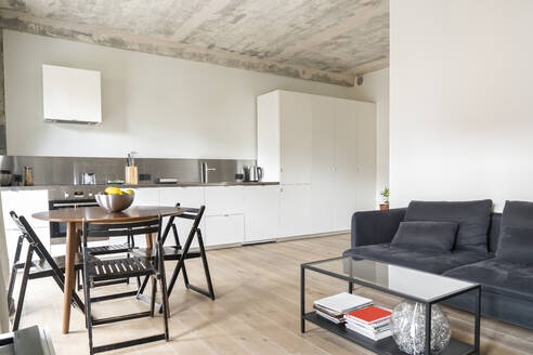 Modern apartment with white built-in kitchen - AHSF02715