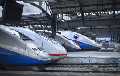 Subway Trains At Railroad Station Platform - EYF05915