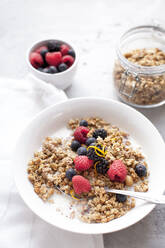 Close-Up Of Breakfast Served On Table - EYF06552