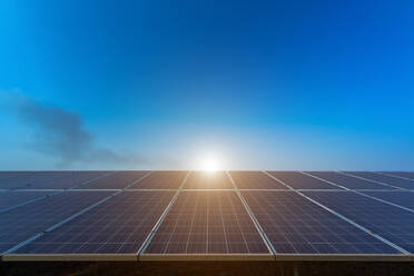 Low Angle View Of Solar Panels Against Sky - EYF06632