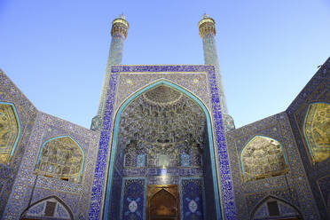 Außenansicht von Ali Qapu, Maidan Shah-i, Isfahan, Iran - DSGF02141