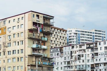 Georgia, Adjara, Batumi, Old residential building - WVF01810