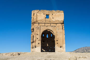 Morocco, Fes-Meknes, Fes, Ruins of Marinid Tombs - TAMF02316